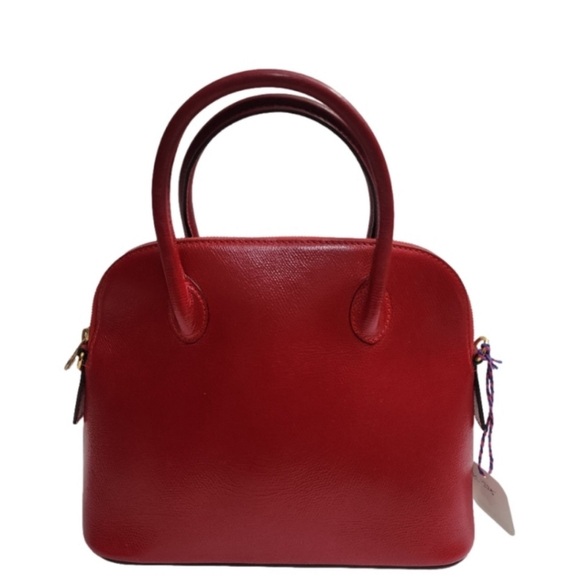 CELINE Red Leather Handbag - Picture 2 of 10